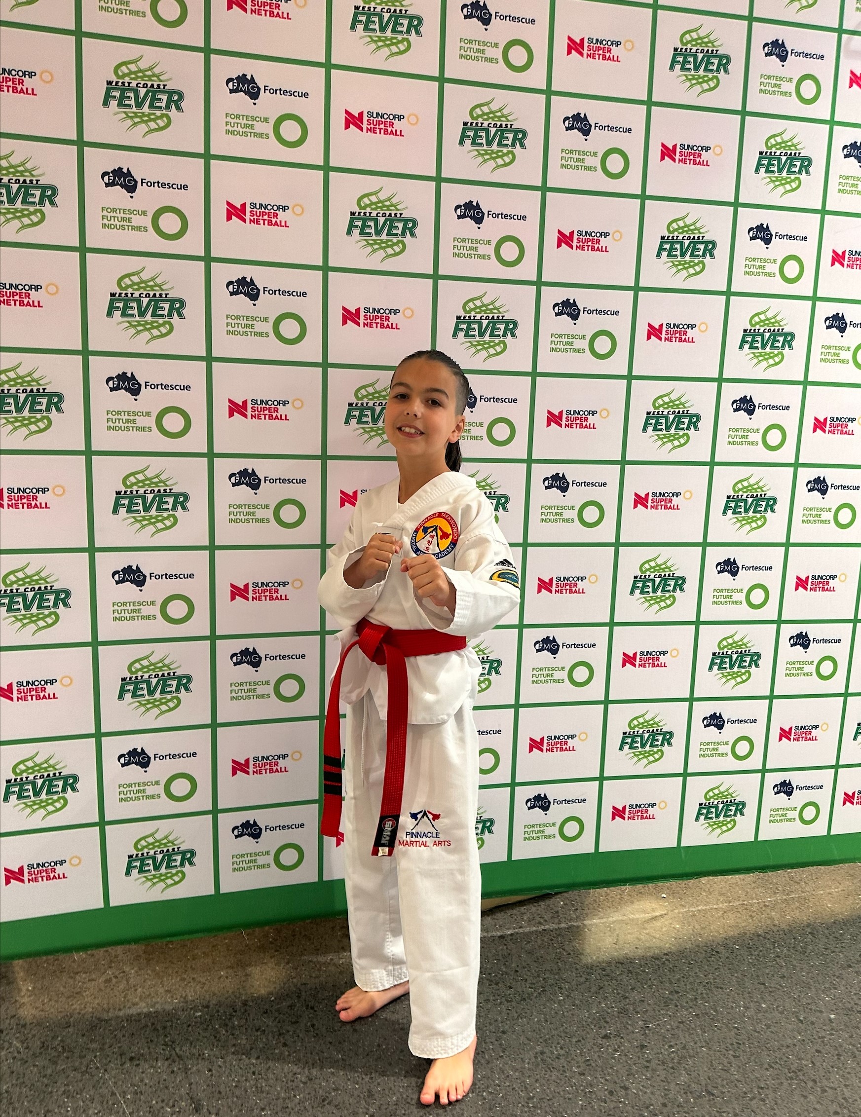 Pinnacle Martial Arts Taekwondo in Chester Hill, Bassam at Australian Taekwondo Championships