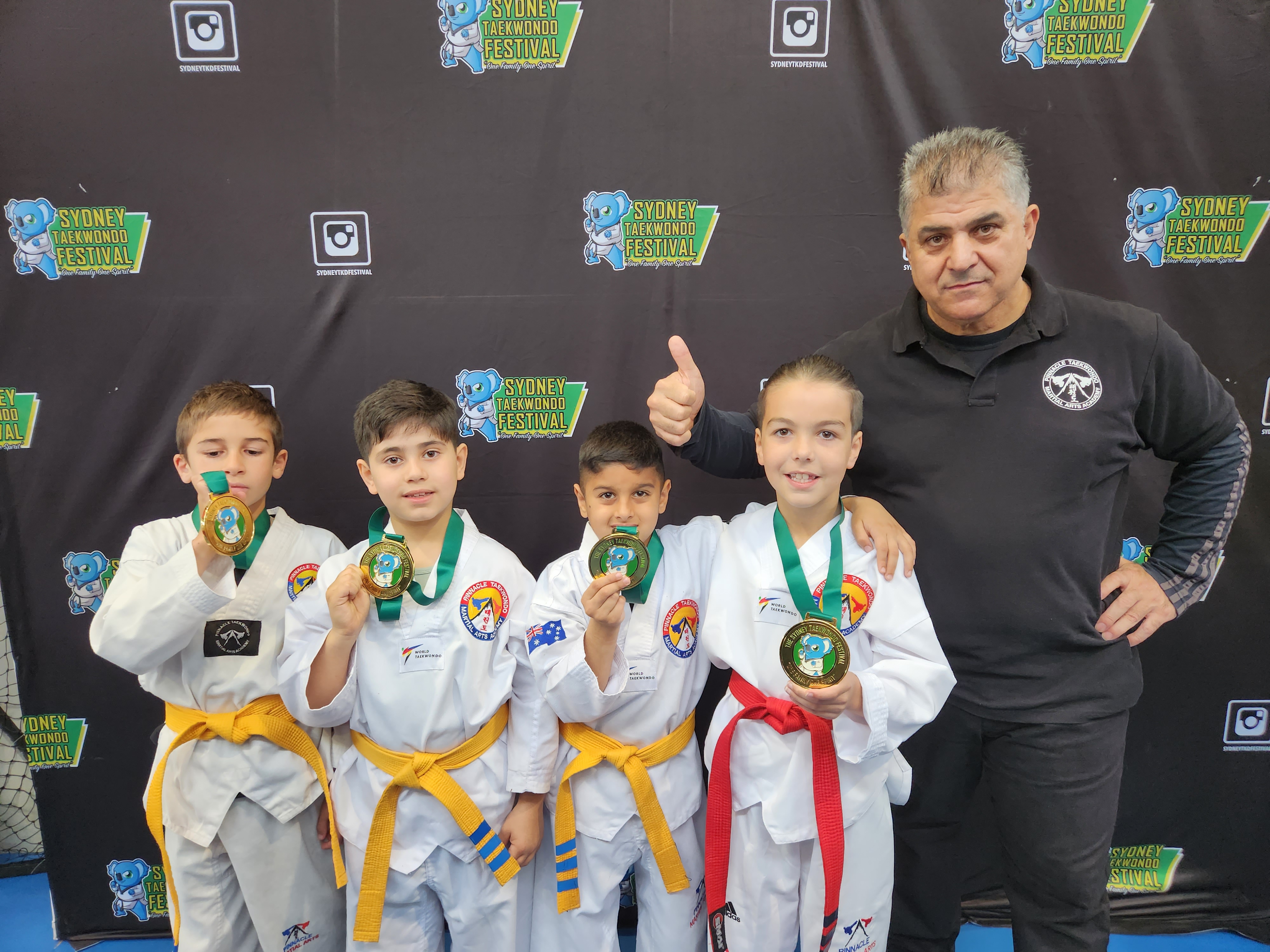 Martial Arts Competition Success at pinnacle Martial Arts Taekwondo in Marrickville Inner West Sydney