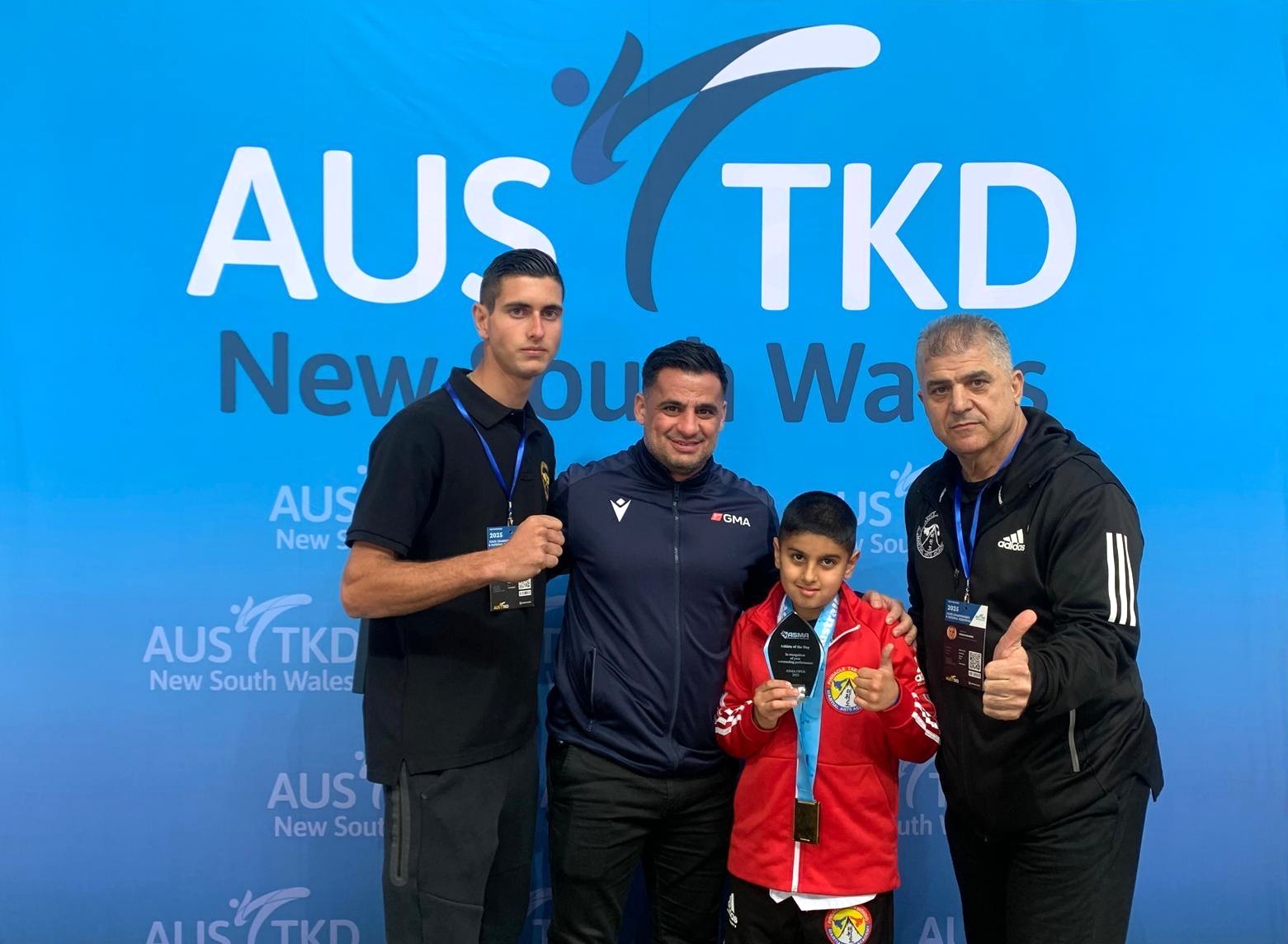 Sam Iskandar Taekwondo Athlete of the Day at Australian Sports and Martial Arts Championships