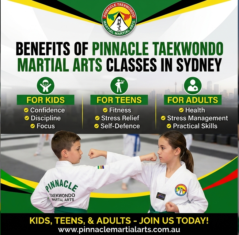 Taekwondo Martial Arts in Marrickville, Earlwood, Chester Hill, and Caddens in Penrith for kids teens and adults of all levels