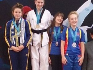 Laura Morrison Australian Taekwondo Champion with Pinnacle Martial Arts in Marrickville Inner West Sydney