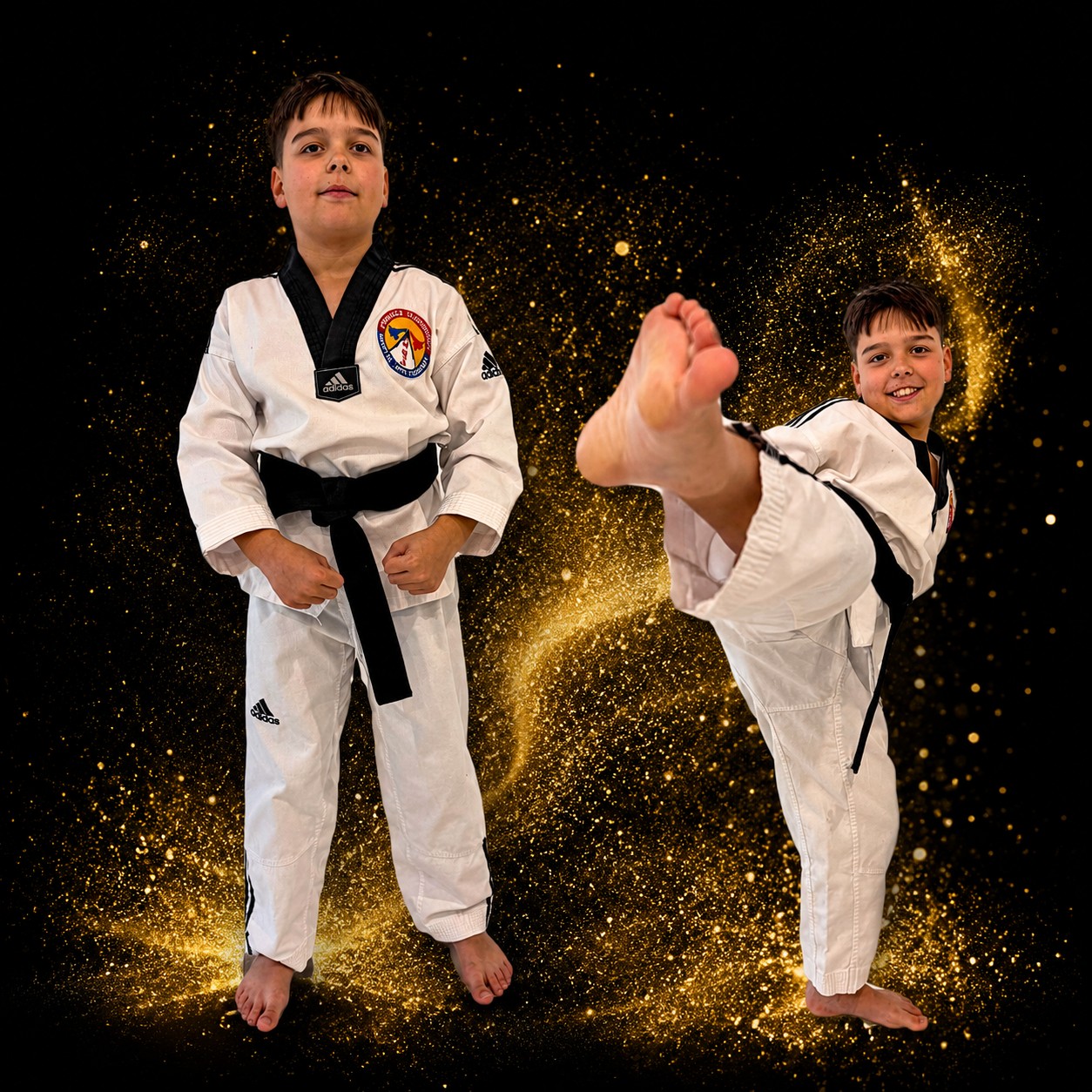 Laith Hames Kara-Hassan Black belt at Pinnacle Taekwondo Martial Arts in Guildford