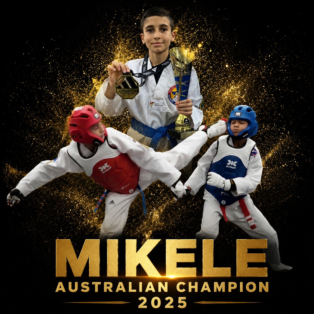 Mikele Chironi Australian Taekwondo Champion at Pinnacle Martial Arts in Sydney's Inner West Sydney