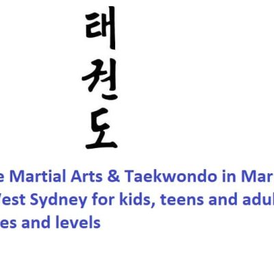 Martial Arts Taekwondo in Marrickville for kids teens and adults Martial Arts Taekwondo Marrickville